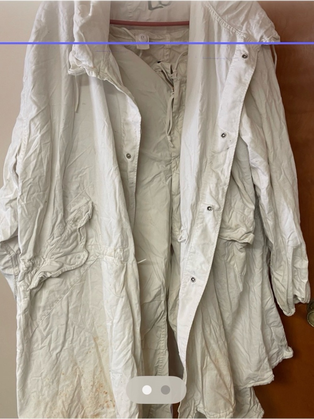 U.S. Army White Field Parka Jacket/pants